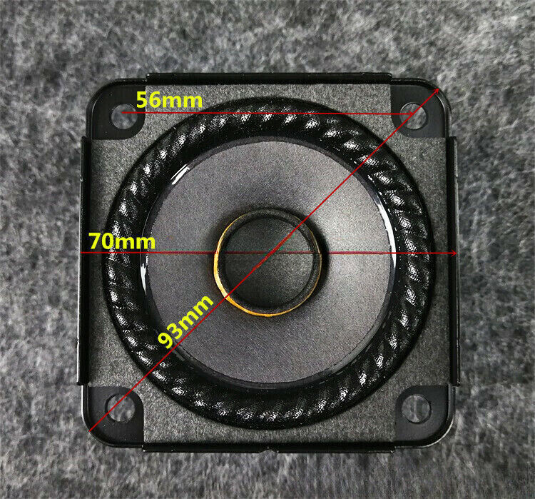 1PC  bluetooth wave cloth edge full range speaker 25W  2.75 inch