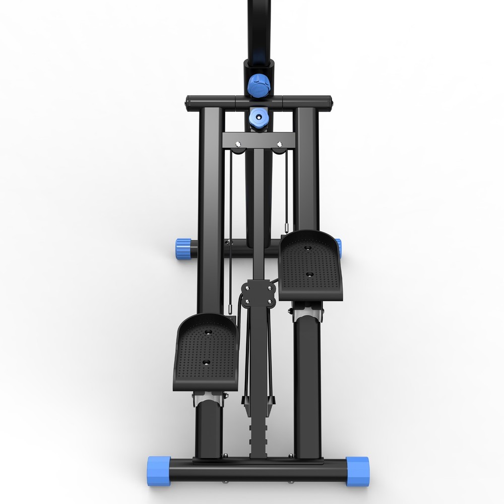 Vertical Climber Stair Stepper Full Body Workout Machine Adjustable Handlebar