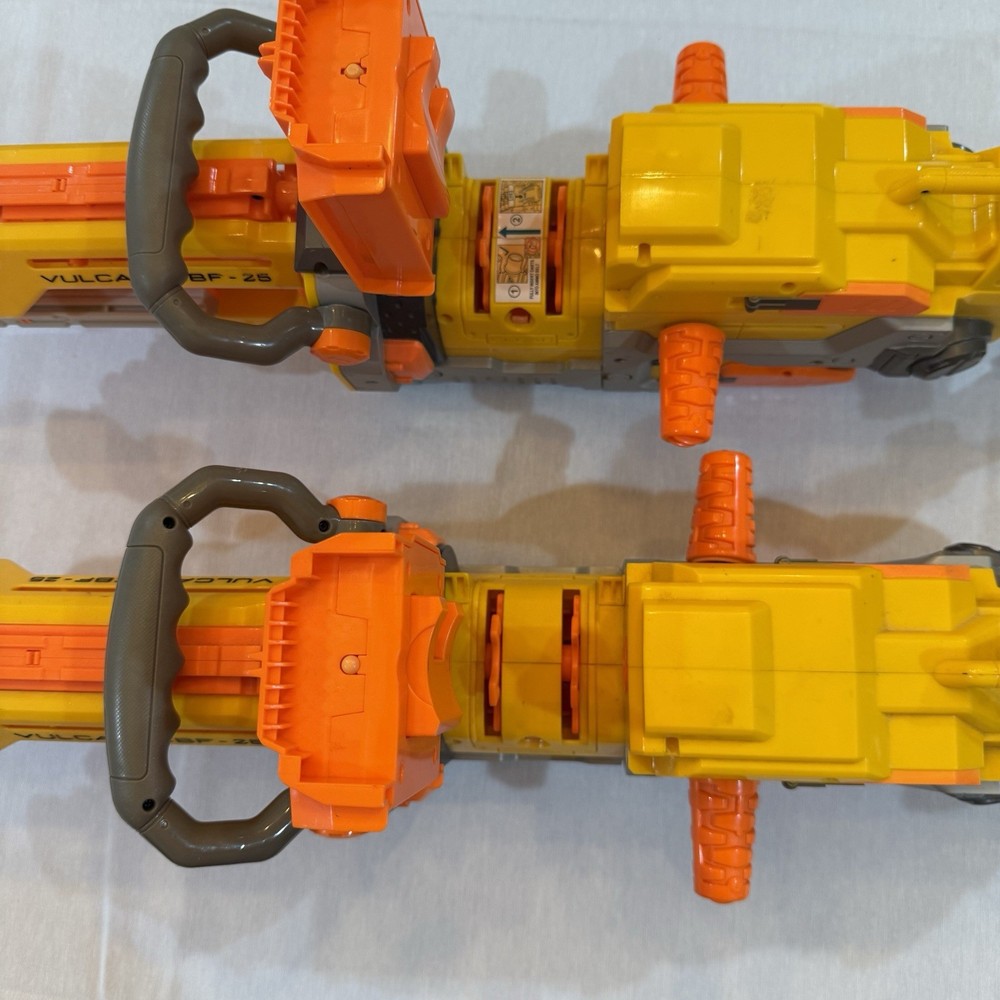 Nerf Vulcan EBF 25 Blaster Dart Gun Untested Missing Battery Tray