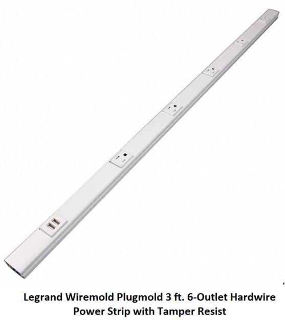 Wiremold PMTR2W306 Plugmold Tamper-Resistant Kit - White