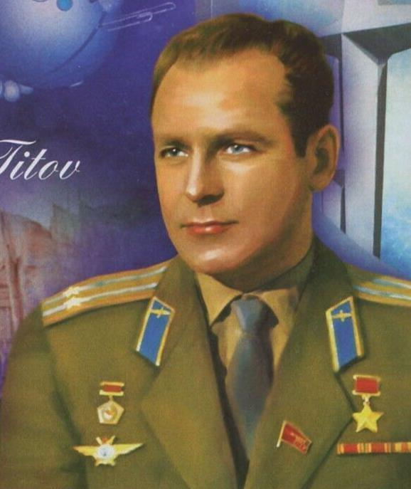 Soviet Spatial Exploration Space Guerman Titov Souvenir Sheet Mint NH