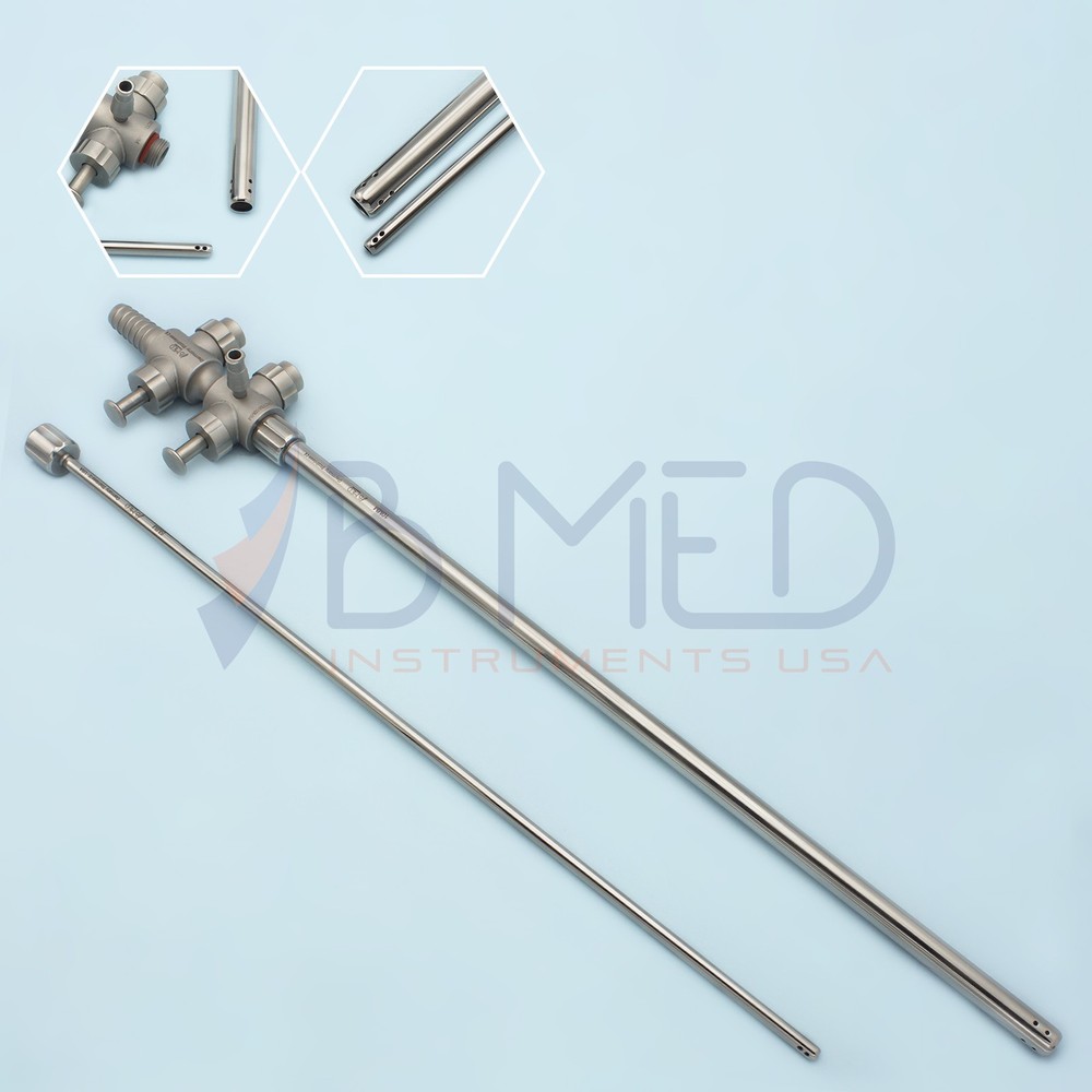 Suction Irrigation Cannula Trumpet System 5mm & 10mm Laparoscopic Surgical