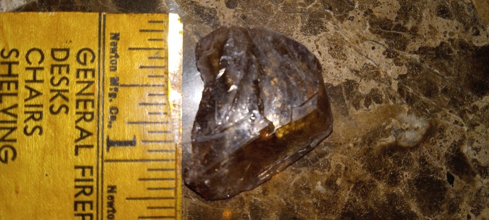 Pleochroic Axinite mineral specimen