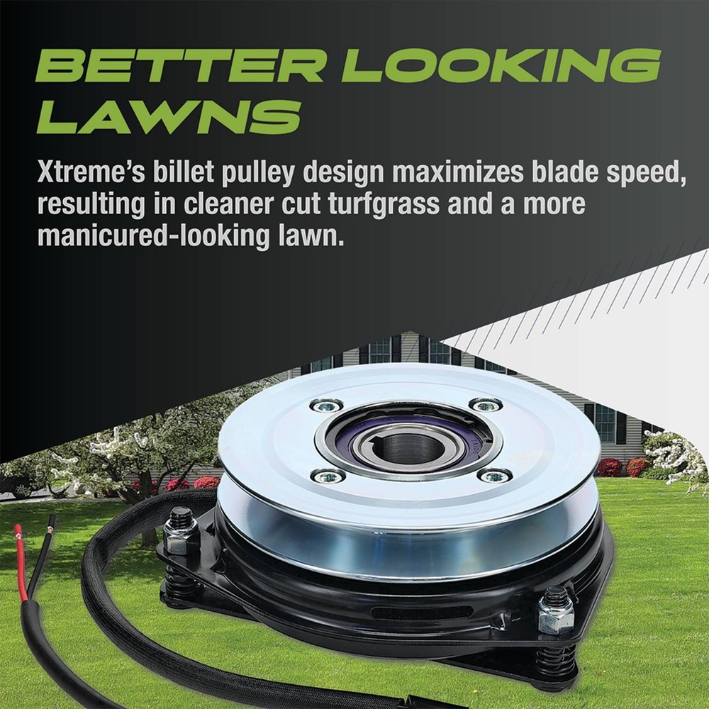 PTO Clutch For Scag 461409 w/Bearing Upgrade & Replaceable Wire