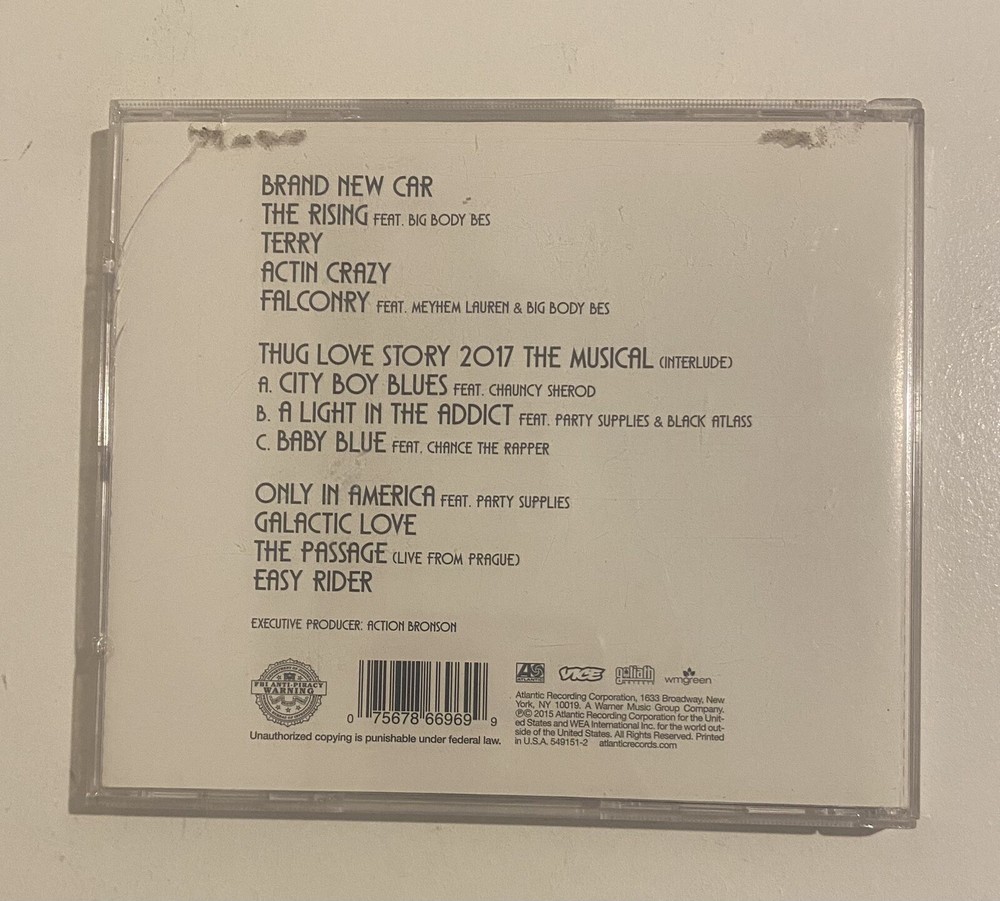 Action Bronson SIGNED Mr. Wonderful CD