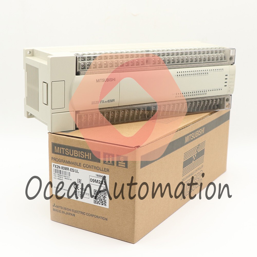 1PCS NEW MITSUBISHI PLC Programmable Controller FX2N-80MR-ES/UL