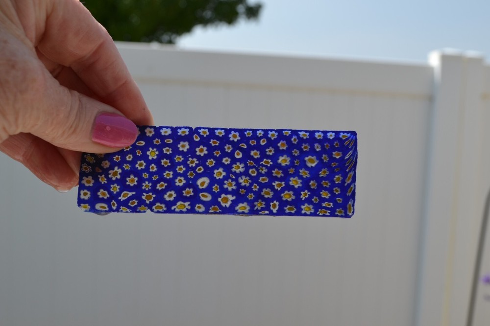 Millefiori Glass slab