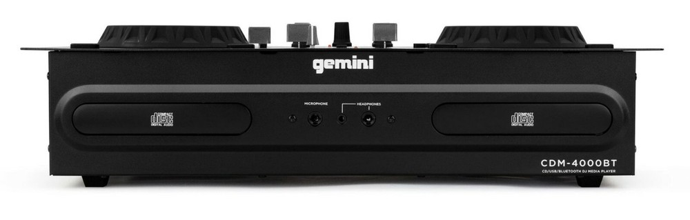 Gemini - CDM-4000BT - Dual CD/USB DJ Media Mixer/Controller With Bluetooth