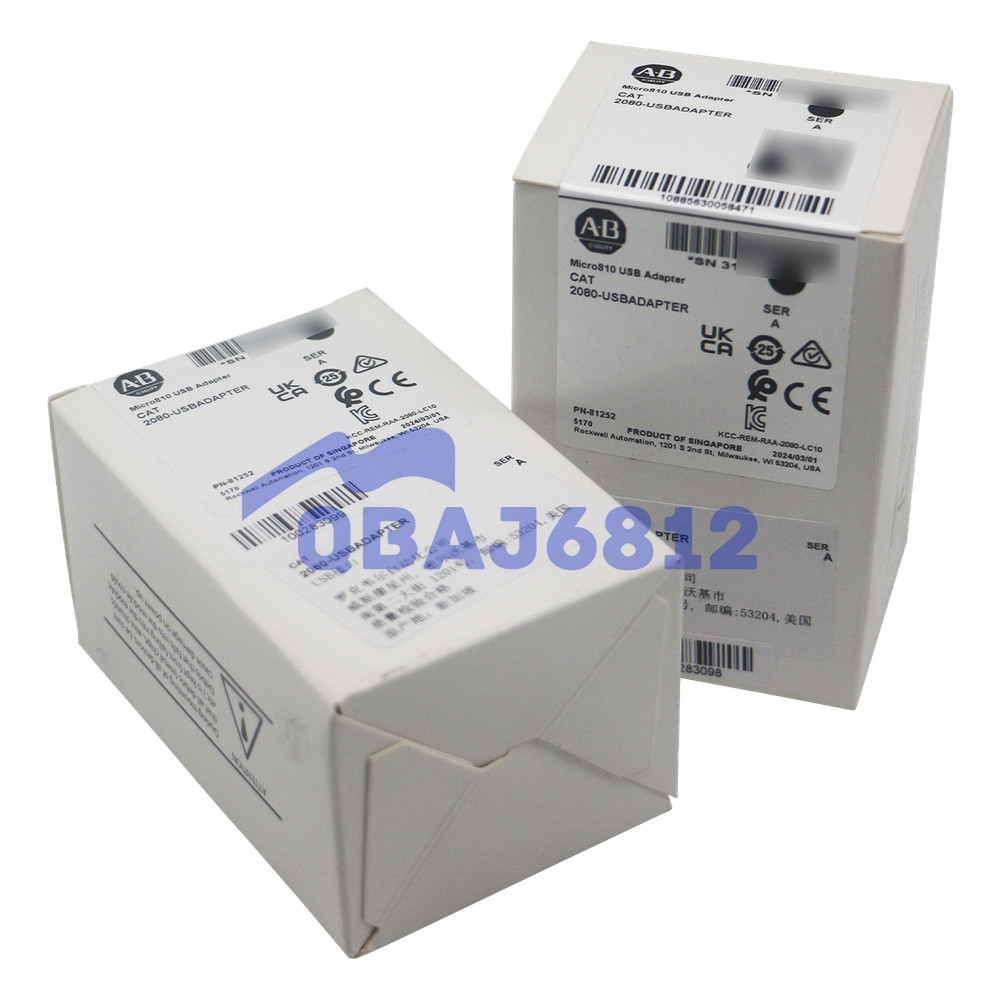 New Sealed Allen Bradley 2080-USBADAPTER 2080 Micro800 System USB Adapter Plug