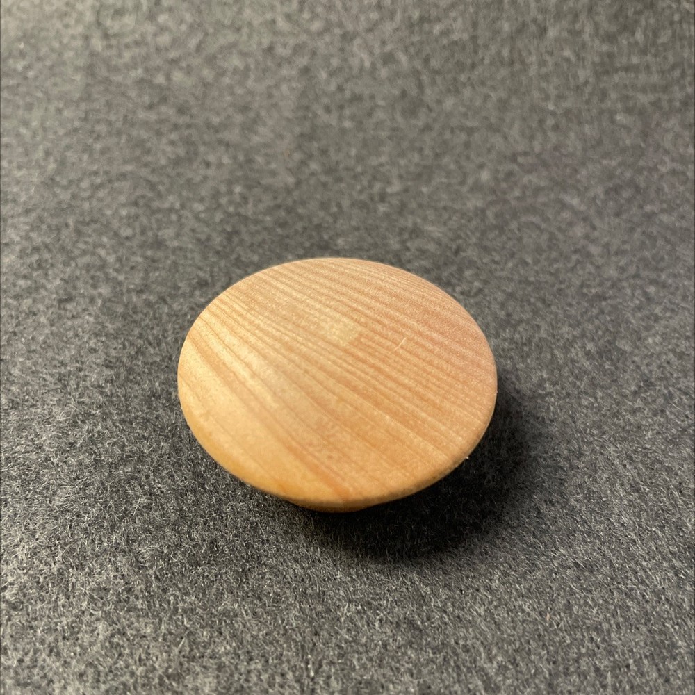 (5 Pack) 1-1/2 inch Unfinished Birch Knob
