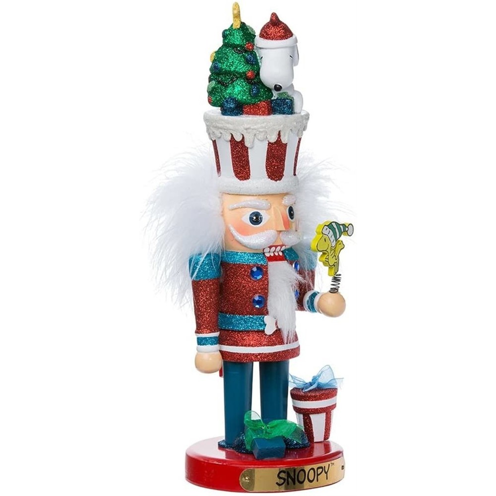 Kurt Adler Hollywood Nutcracker Collection, Peanuts Snoopy Nutcracker, 12"