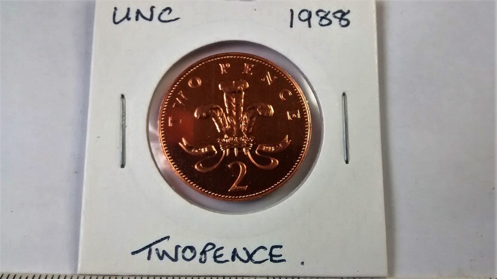 @@@ A SUPERB UNC 1988 TWOPENCE ,@@@