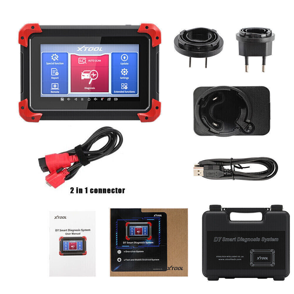 XTOOL USED D7 Auto All System Diagnostic Bidirectional Key Programming Scanner