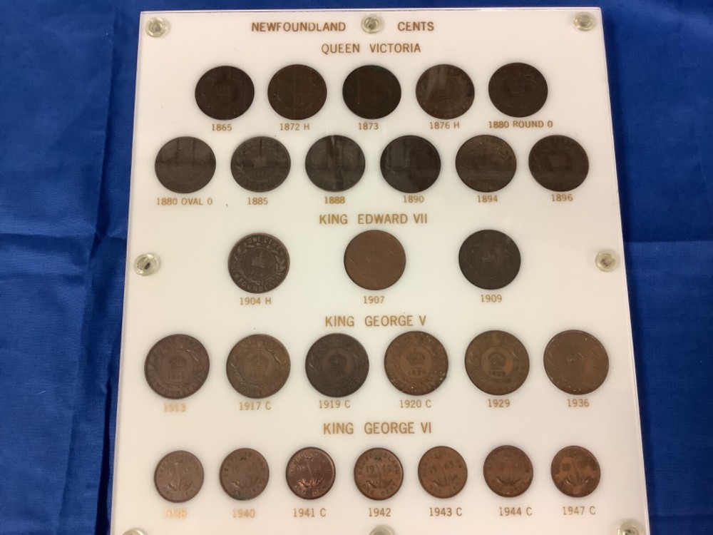 1865-1947 Newfoundland Large Cent Complete Set!