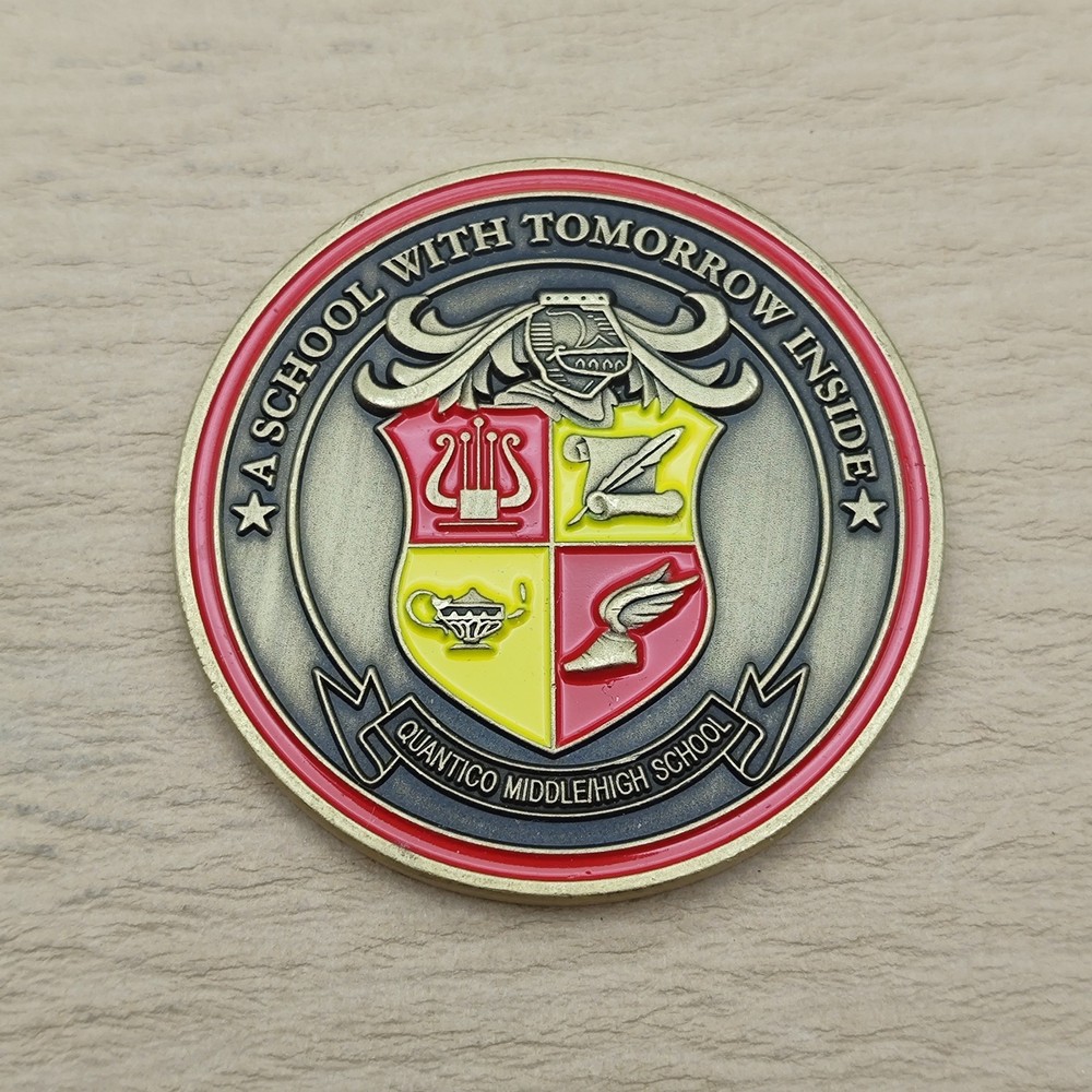 USMC Quantico Middle/High School Challenge Coin