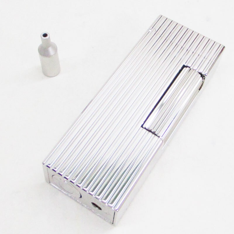 Dunhill Gas Lighter Silver Roller DU25FRR1111040TU Compact Lightweight