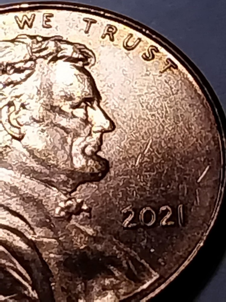 2021 P Error Lincoln Shield Cent. Obv./Rev. Die Cracks.