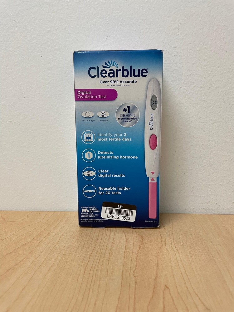 Clearblue Digital Ovulation Predictor Kit with Digital Ovulation Test Results -