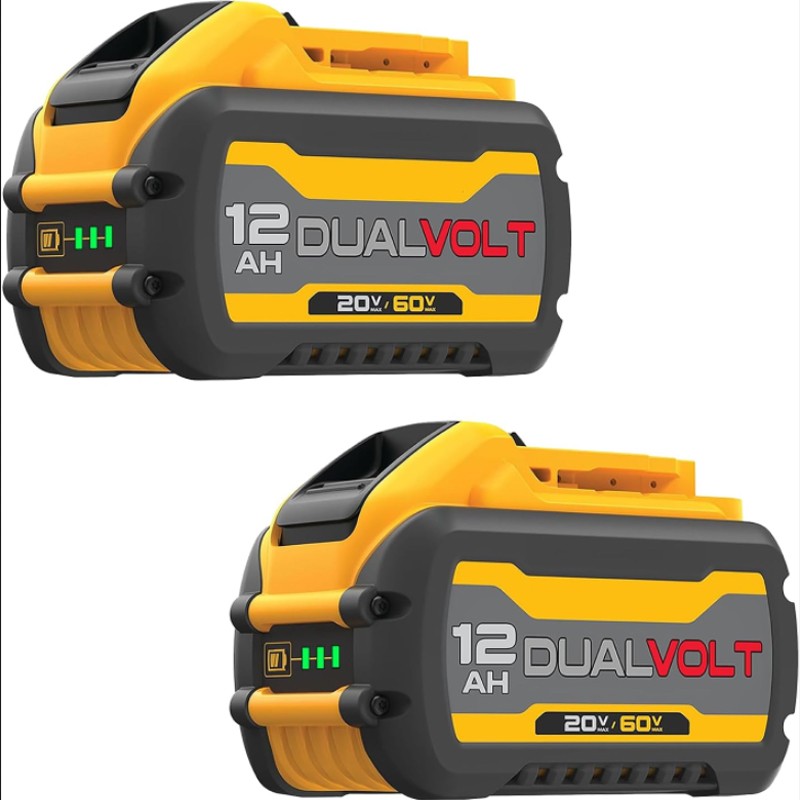 2X 12.0Ah For DEWALT FLEXVOLT DCB609 20V/60V MAX Lithium-lon Battery Replacement