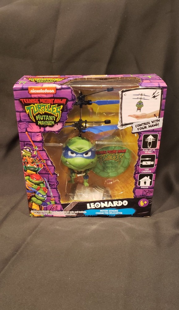 Nickelodeon TMNT Leonardo Motion Sensing RC Helicopter Toy