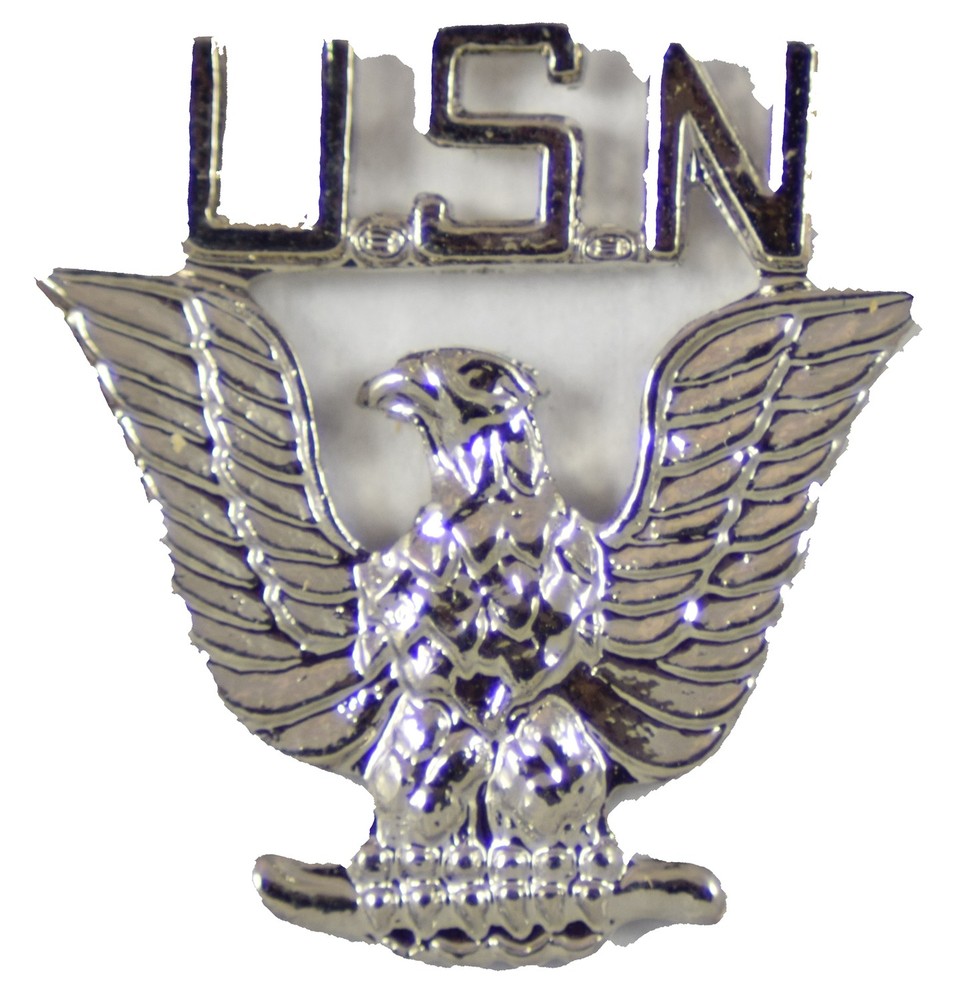 USN EAGLE HAT PIN