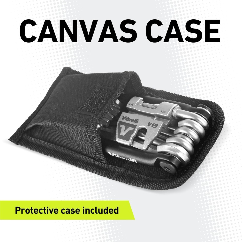 Bicycle Multi Tool 19 Function With Carry Case Performance Repair Tool Gold