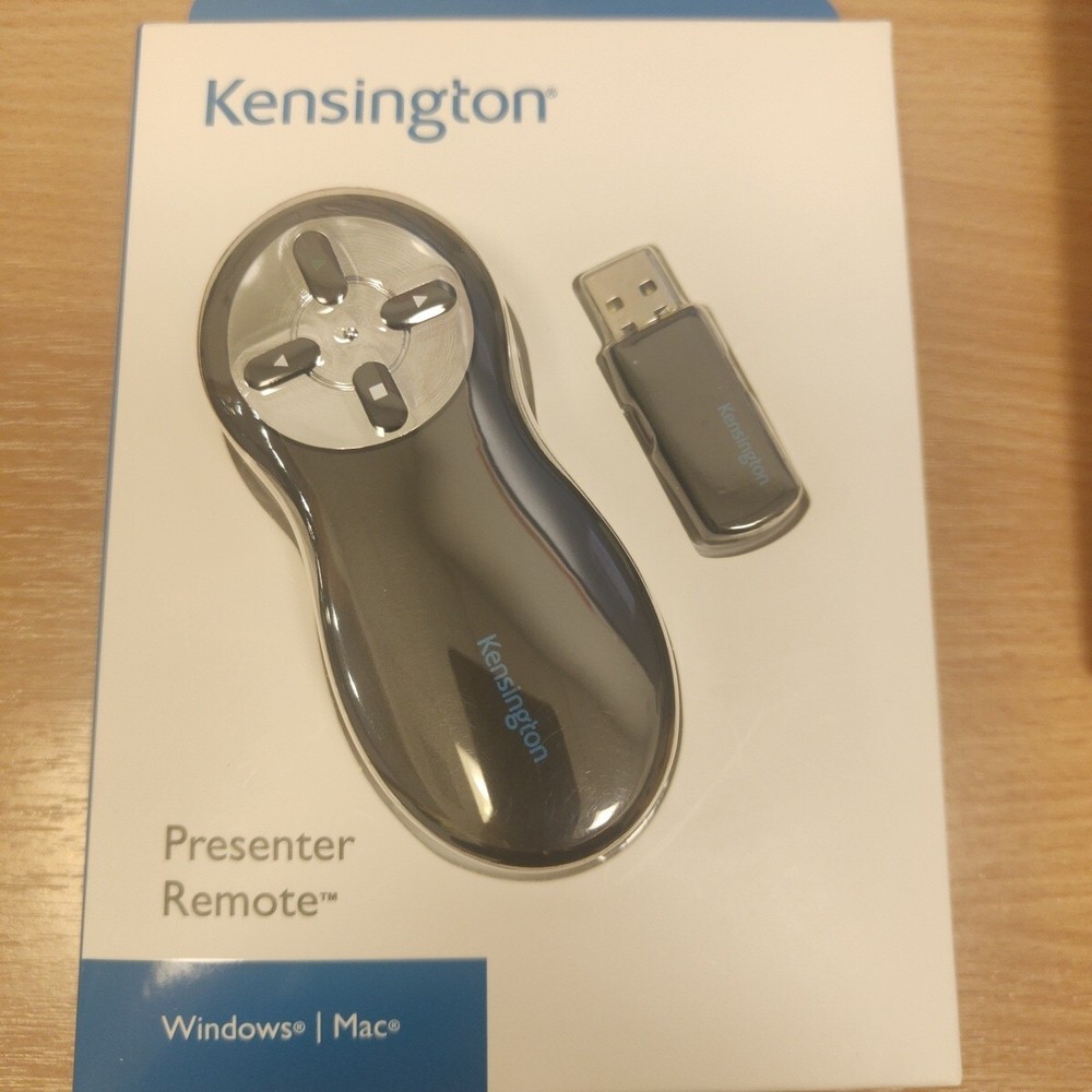 Kensington Wireless USB Presenter Black/Chrome K33373EU