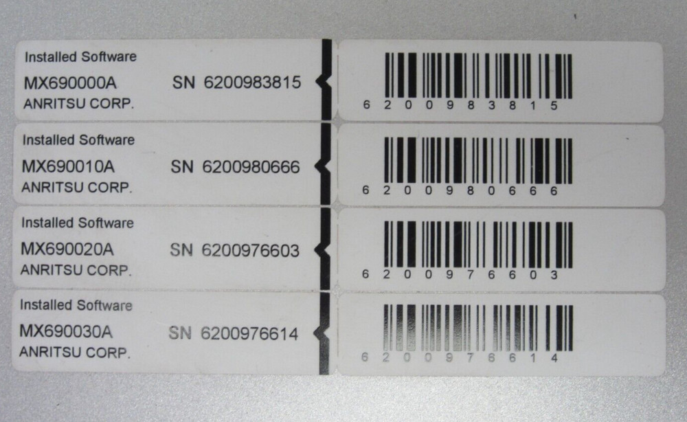 ANRITSU MF6900A Fading Simulator - LTE 2×2, MIMO 2-cell & 4×2 MIMO (Opt 001)