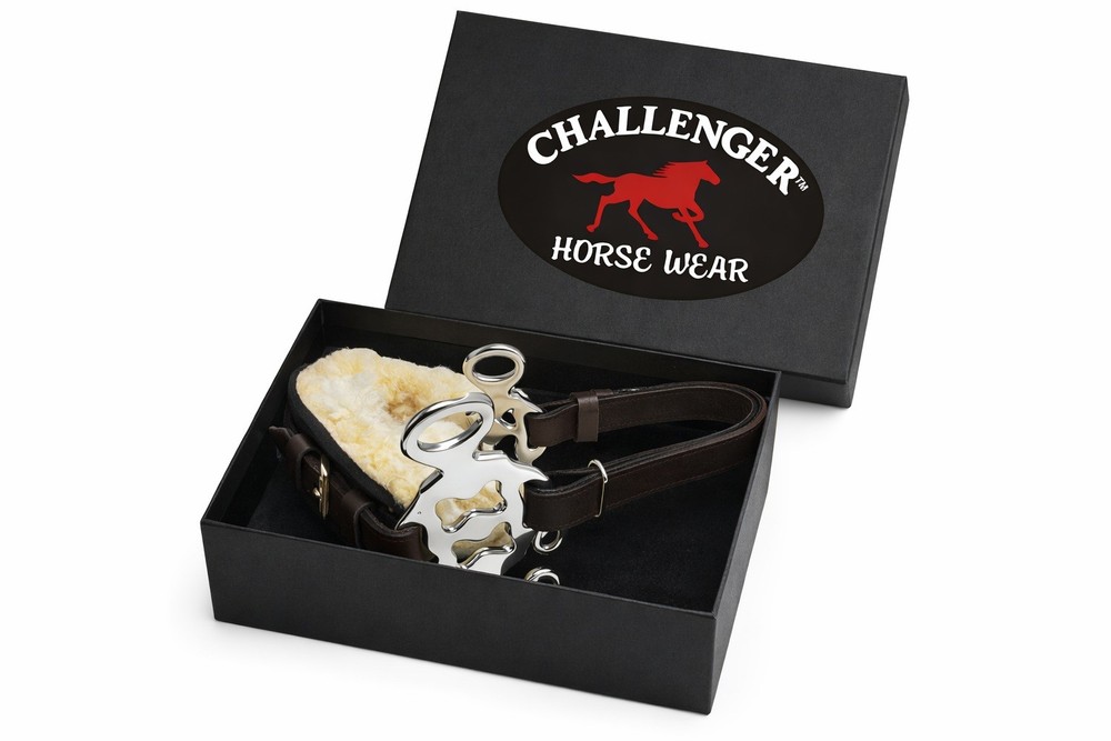Challenger Horse Adjustable Leather Bitless Bridle Training Hackamore 35H07