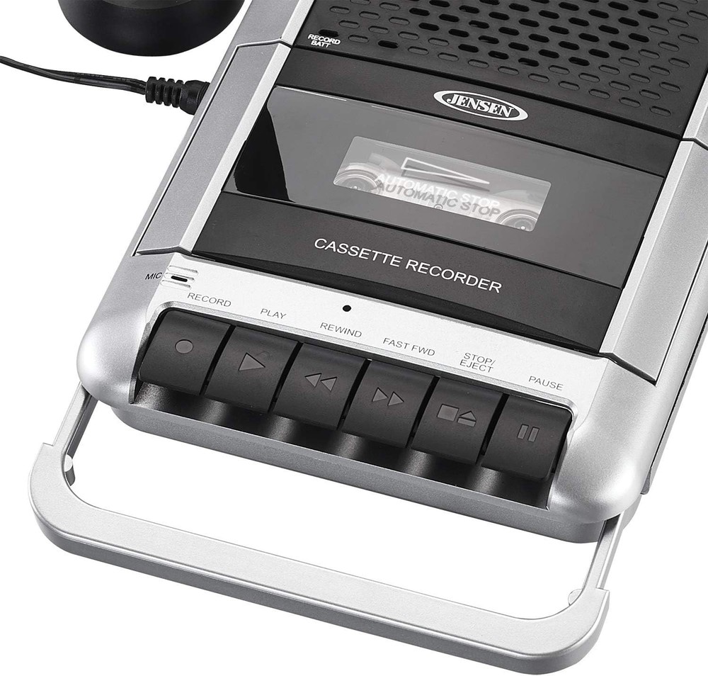 Vintage Cassette Deck with Microphone