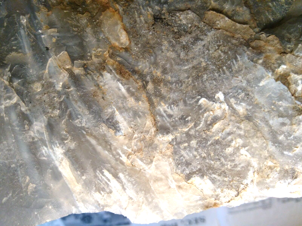 Premium White Feather-like Inclusion Agate Rough- Over 10-1/2 lbs.