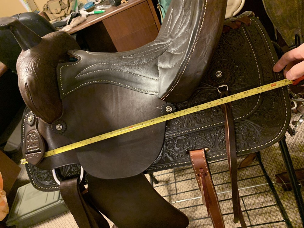 NEW 15’ Ran Ten Leather Western Saddle