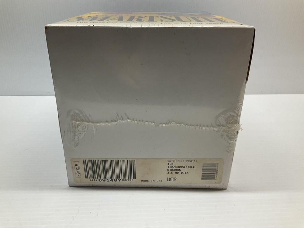 VINTAGE COMPUTER PROGRAM LOTUS SMART SUIT for Dos Windows 3.1 SEALED