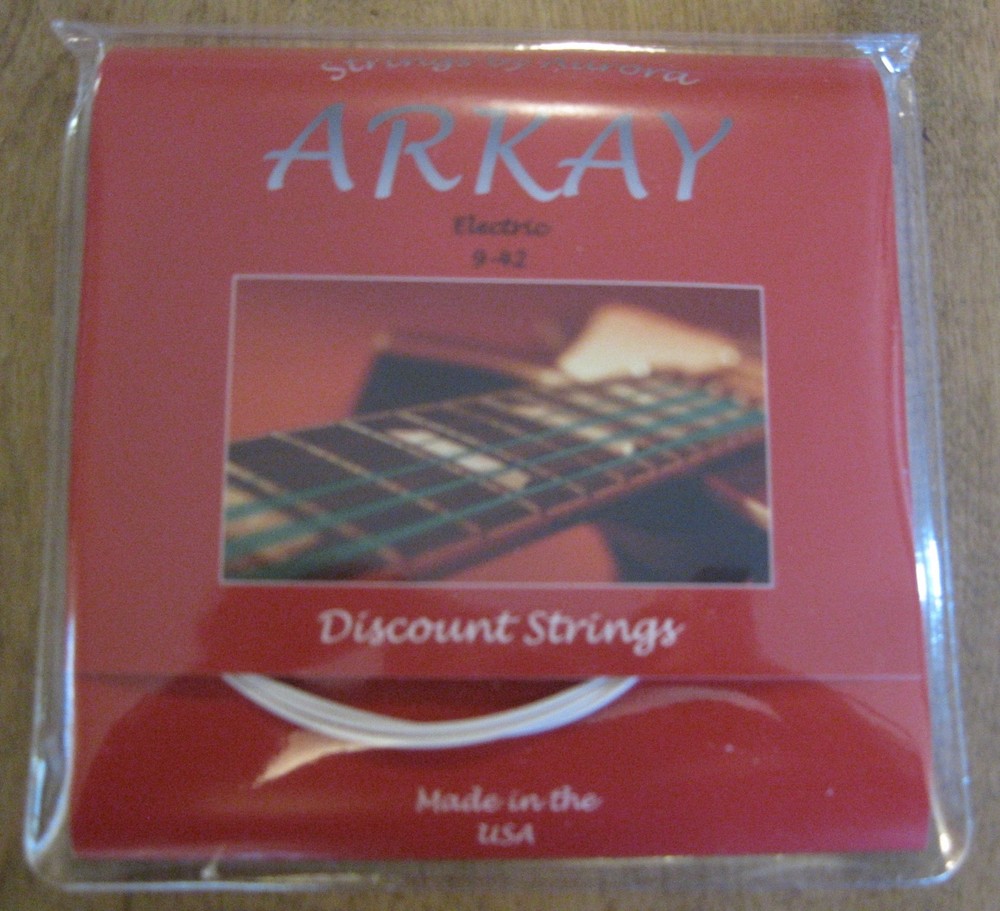 Arkay White Electric Guitar Strings - 9-42 gauge