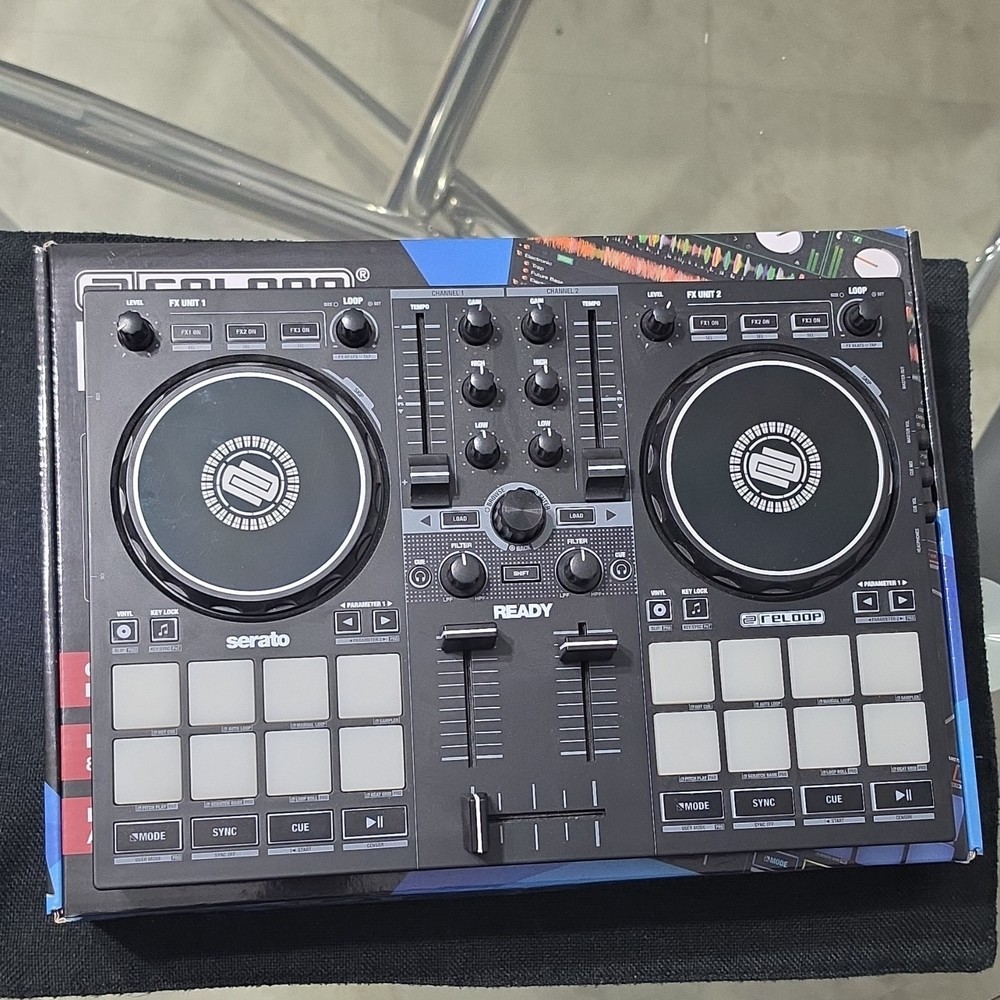Reloop Ready Portable Double Deck DJ Controller for Serato Loop/Sampler Filter