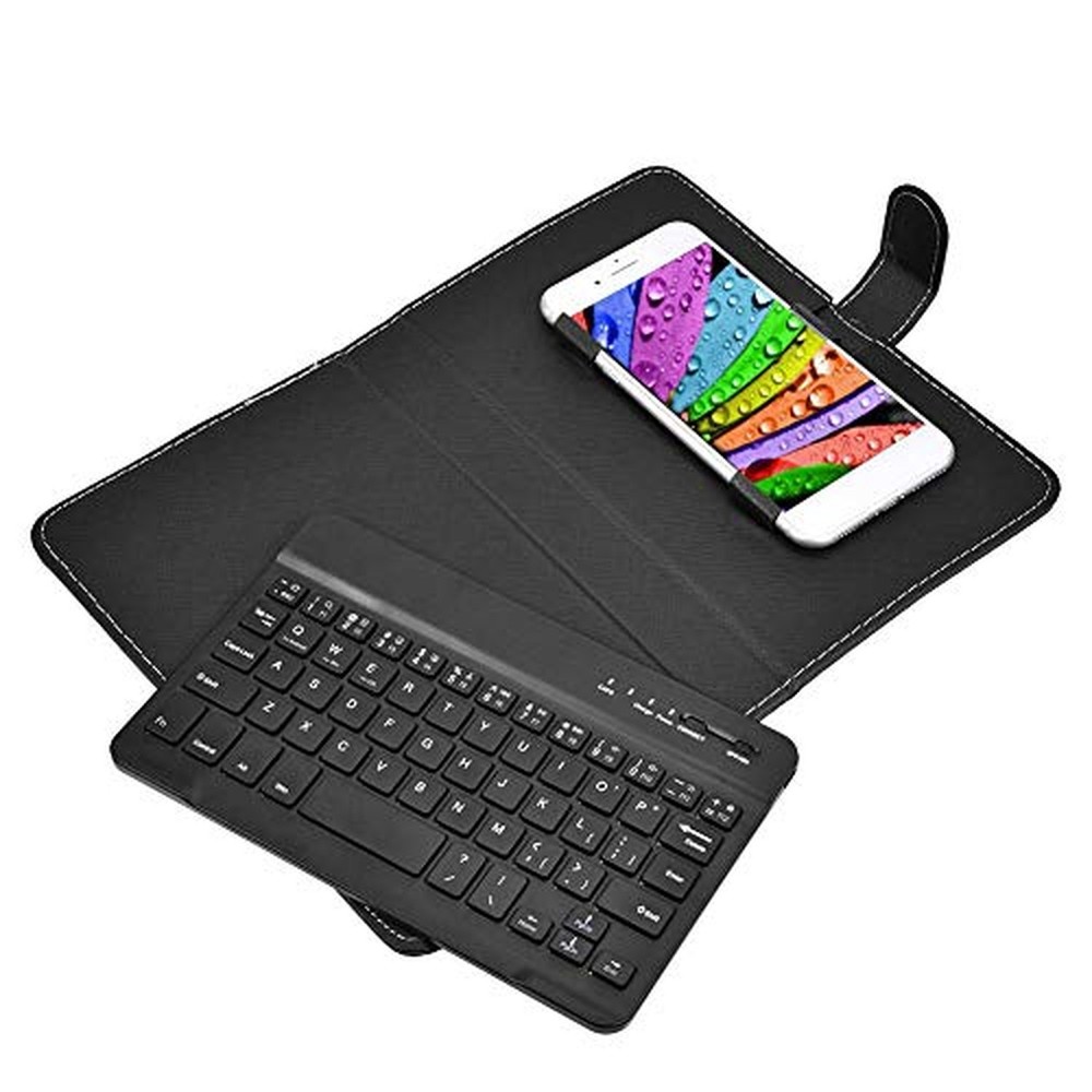 Sanpyl Bluetooth Keyboard for Phone, Mini Portable Bluetooth Keyboard with Fl...