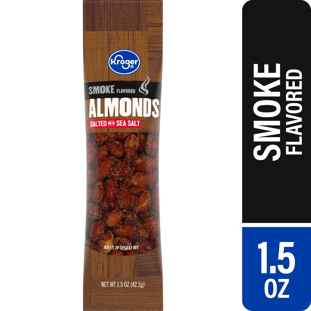 KG Salted Smoke Flavored Almonds 1.5 oz - 5 Pack