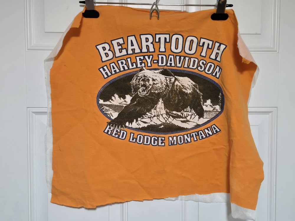 Harley Davidson Jacket Back Patch Sew On Upcycle Motorcycle 2