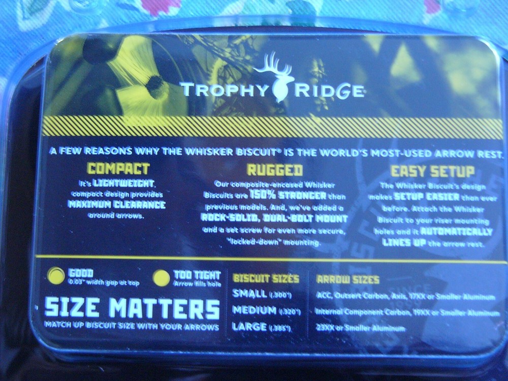 Trophy Ridge Whisker Biscuit Quick Shot