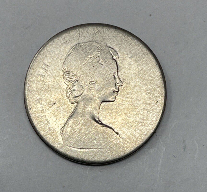 1979 Canada 1 Cent Struck On 10 Cent Planchet Major Error #C483