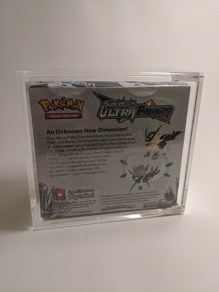 Pokemon Booster Box Magnetic Acrylic Case Framing / Storage Display (Case Only)
