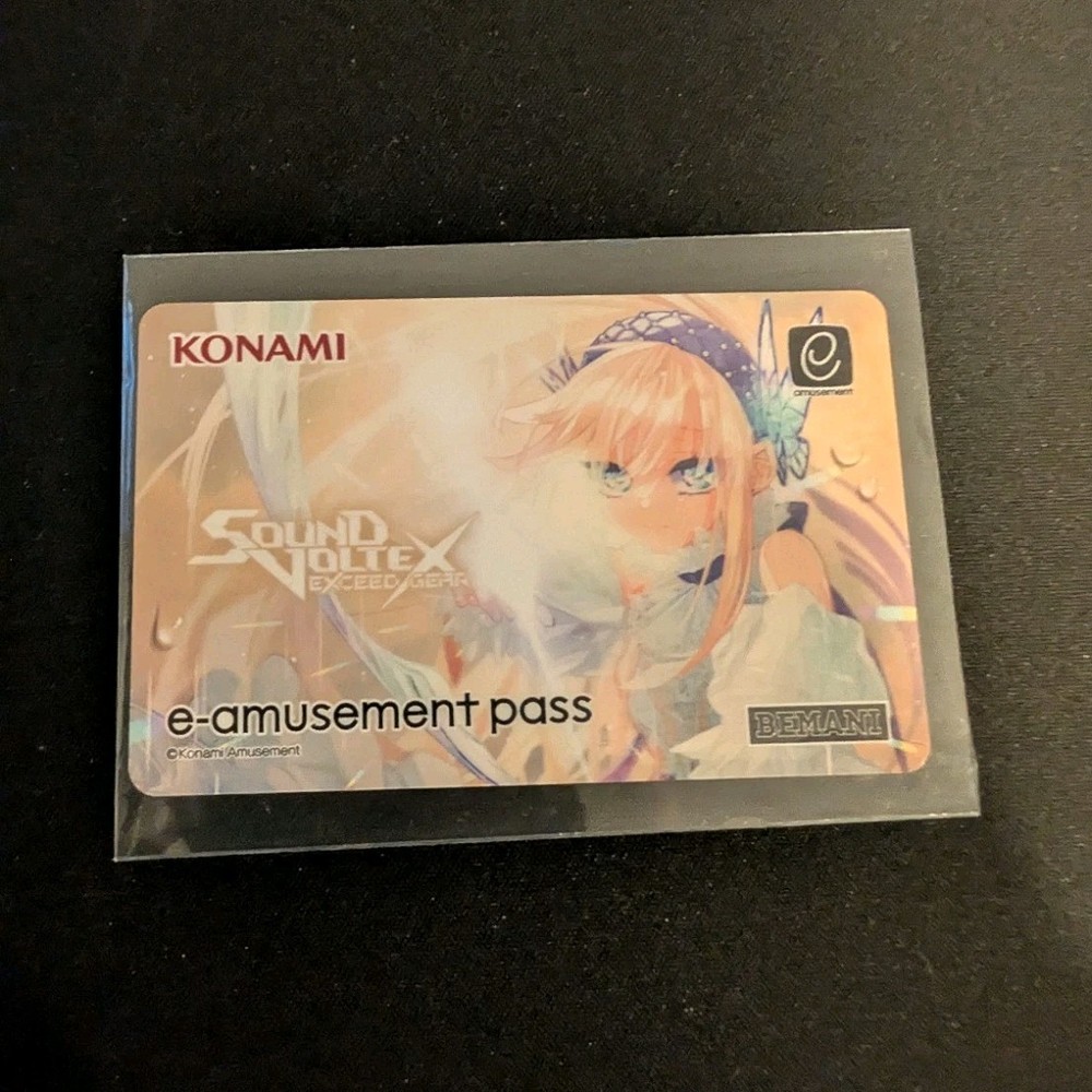 Konami Sound Voltex Exceed Gear e-amusement pass