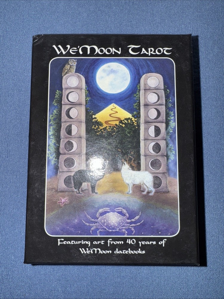 We'Moon Tarot Card Deck, Boxed Set with Book EUC