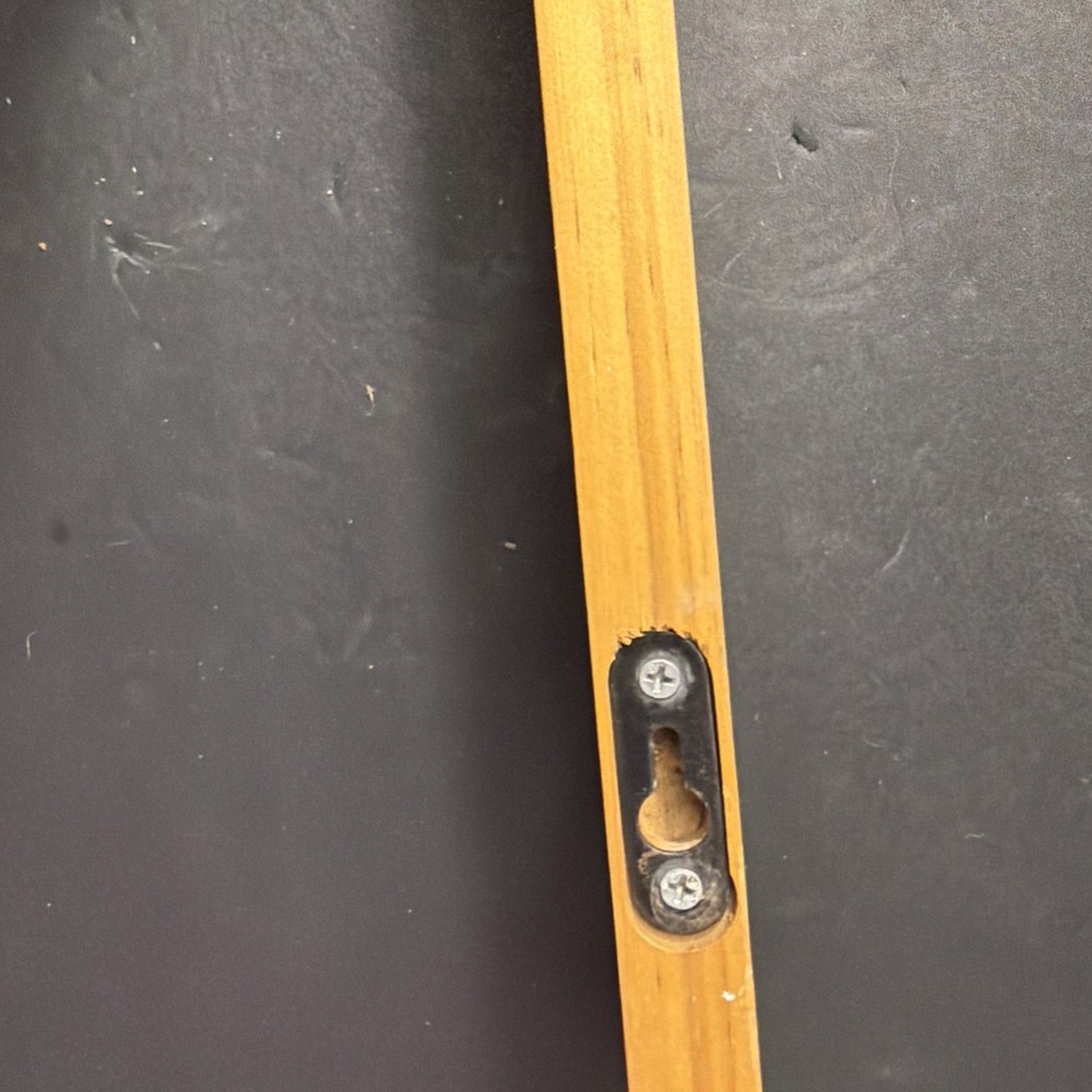 Cabela's Ceiling Rod Rack 2-pc Solid Wood 11-Rod Cap. Felt Lined Used