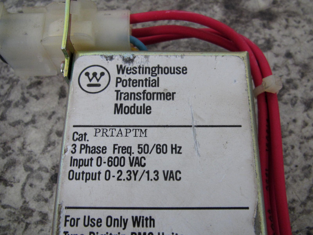 Cutler-Hammer / Westinghouse PRTAPTM DIGITRIP RMS Potential Transformer Module