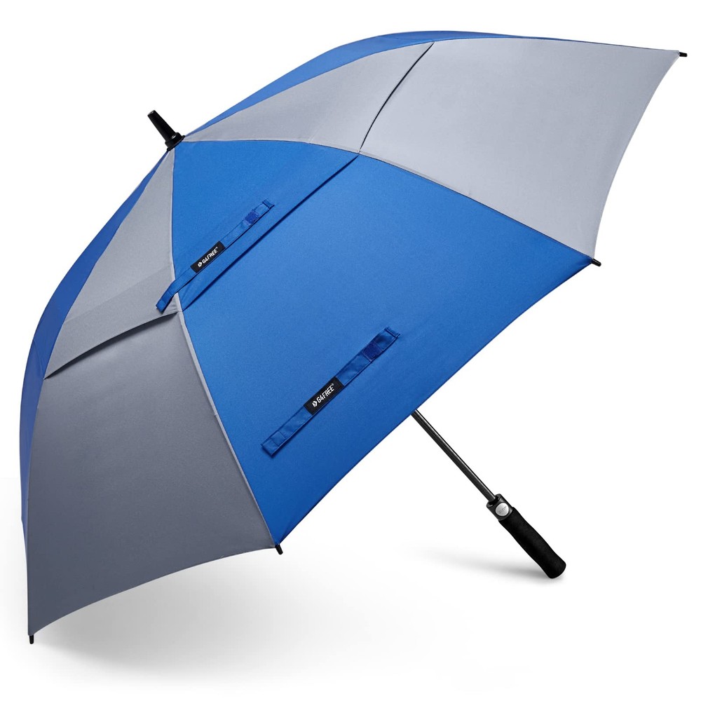 G4Free 62" Automatic Open Golf Umbrella, Oversize Double Canopy Windproof Vent