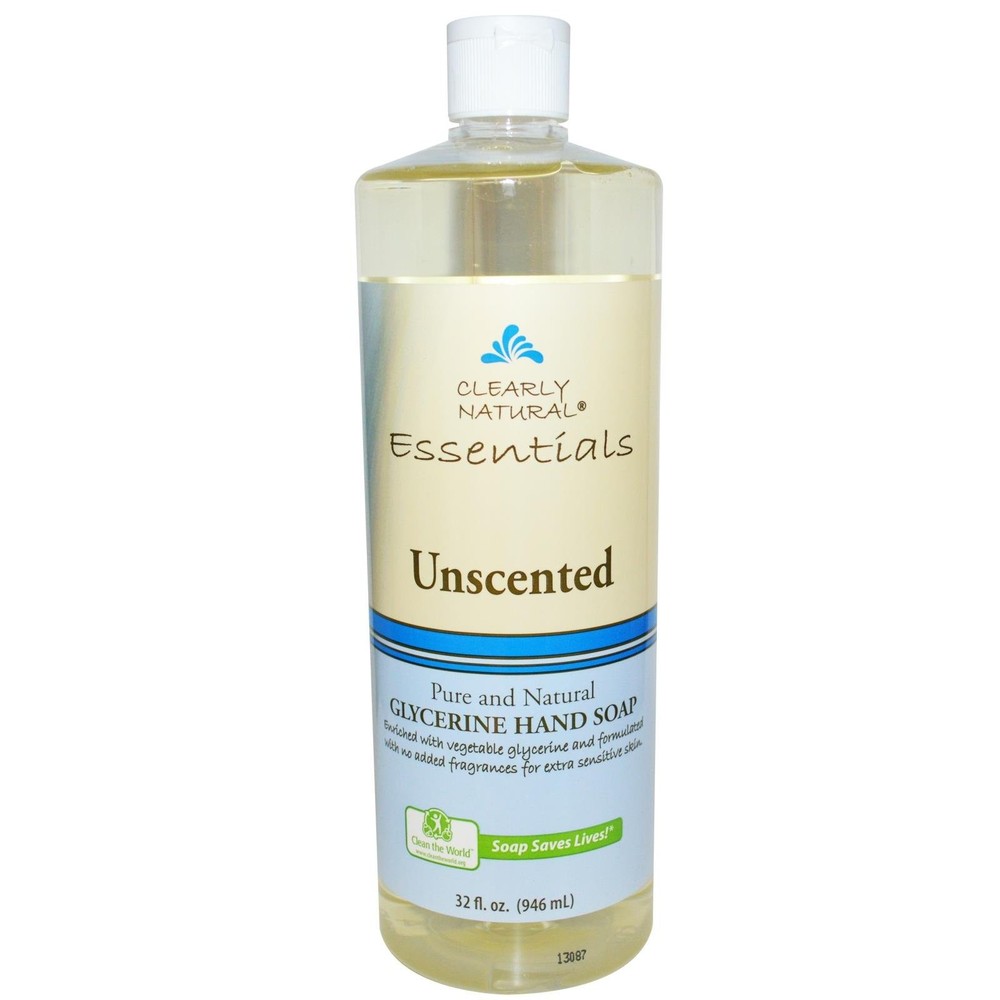Clearly Natural Hand Soap - Liquid - Unscented - Refill - 32 oz