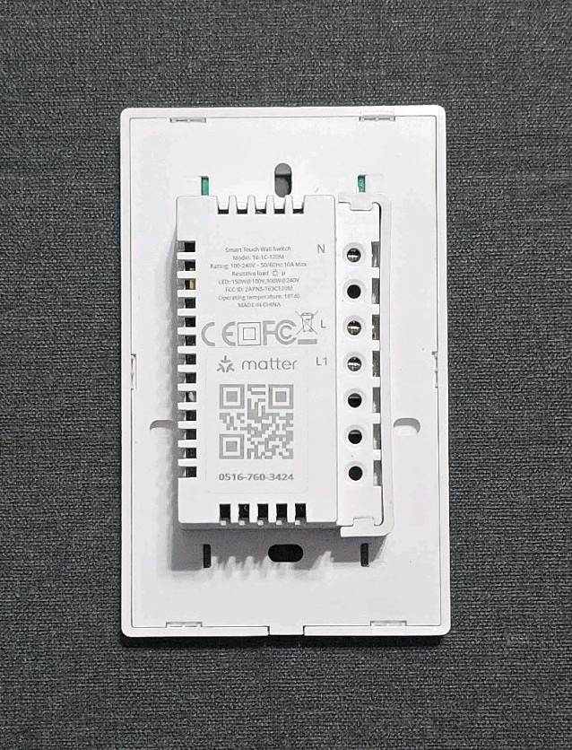 SONOFF Wifi Smart Light Switch,Matter Touch Wall Switch,with Night LED indicator