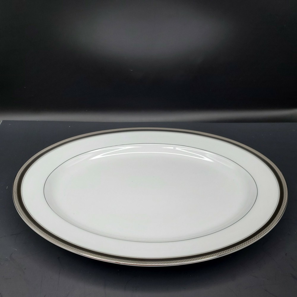 Noritake Austin Platinum Platter 13 3/4 "