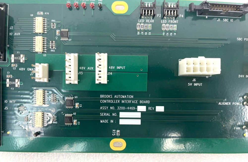 Asyst Technologies BROOKS AUTOMOTION CONTROLLER INTERFACE BOARD 3200-4469-03 !!
